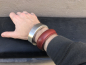 Preview: Edelstahl Armreif SCHWER N°10303