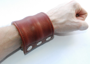 Heavy Leather wrist wallet