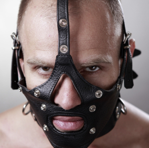 Preview: Maske/ Kopfharness + Knebel N°2417