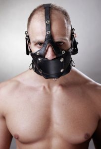 Preview: Maske/ Kopfharness + Knebel N°2417